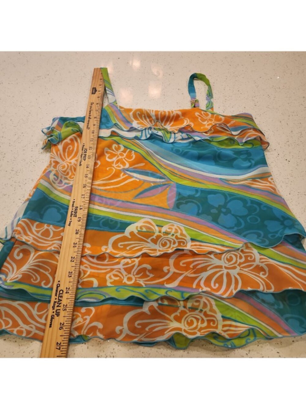 Worthington Work To Weekend Tank Top 14 Ruffle - Picture 3 of 5